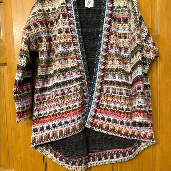 Multicolor Women's Knit Cardigan - Picture 5 of 7